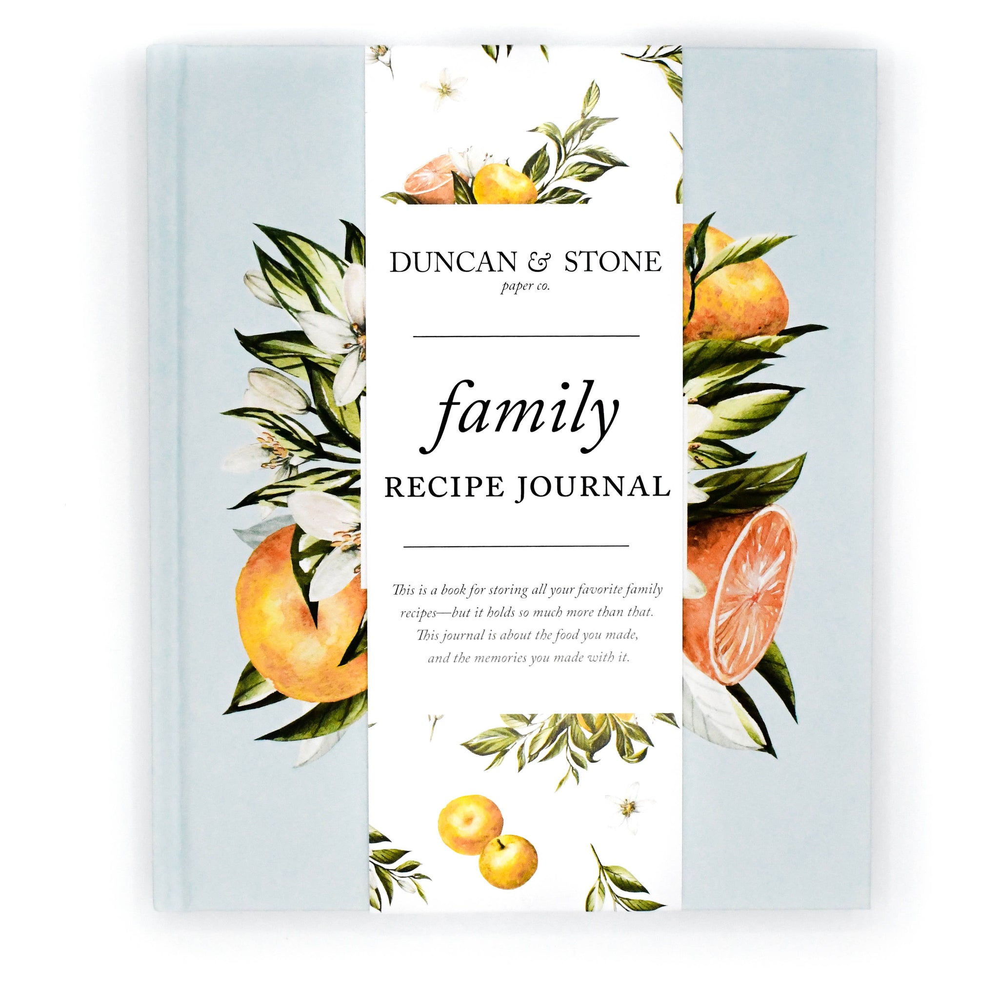 Family Recipe Book (160 Pages) by Duncan & Stone – Blank Cookbooks for  Family Recipes - Hardcover Recipe Book Blank - Meal Planner Notebook &  Family