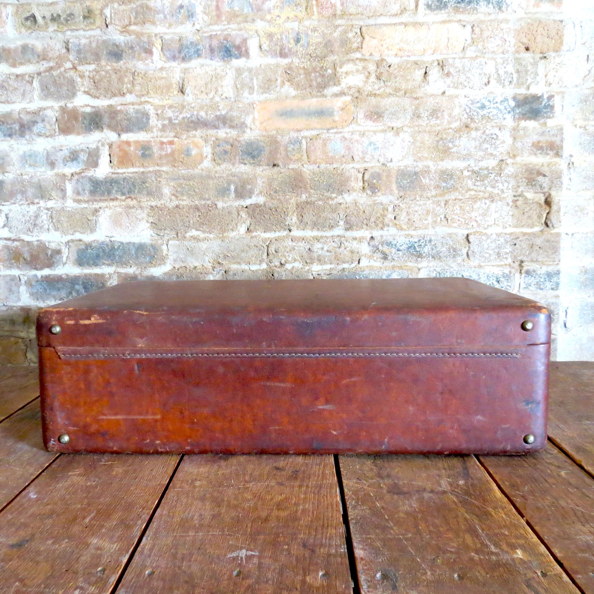 Vintage Luggage Trunk in Copper
